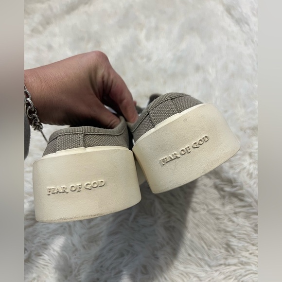 Fear of God 101 Canvas Backless Sneakers - Size 41 US8 - Picture 8 of 11